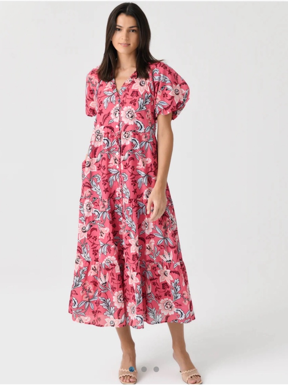 Banjanan Women’s Poppy Dress Rose Size XS NWT